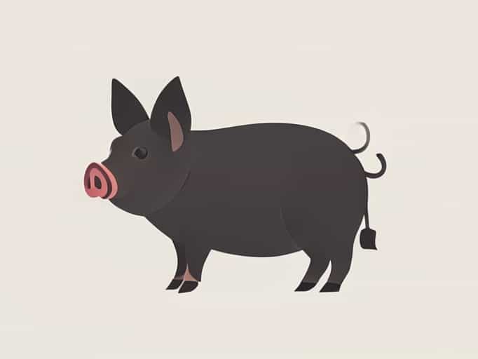 Yorkshire Pig Distinctive Markings