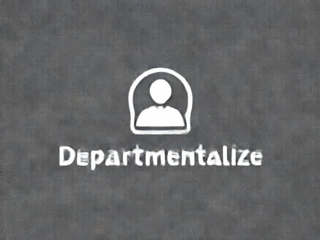 Another Word For Departmentalize