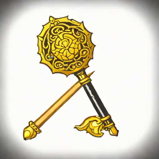 Cudgel Of The Gold And Ebon Queen