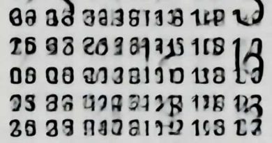 Grama Niladhari Division Numbers