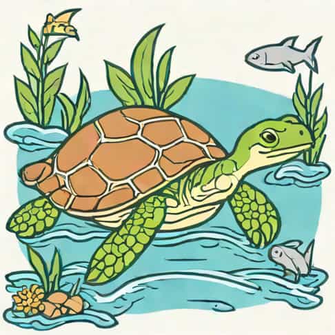 Myrtle The Turtle Finny The Shark