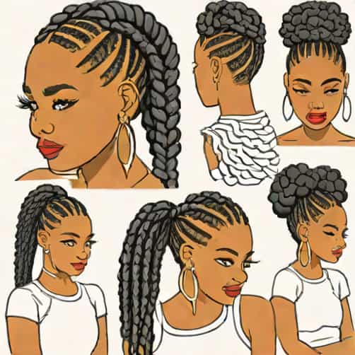 Cute Cornrow Hairstyles For Black Girls