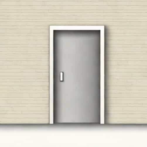 Do Not Enter Is Written On The Doorway