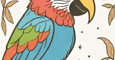 Initially Gregarious Parrot Gives Yawn