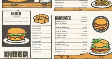 Menu For The Ribber In Portsmouth Ohio
