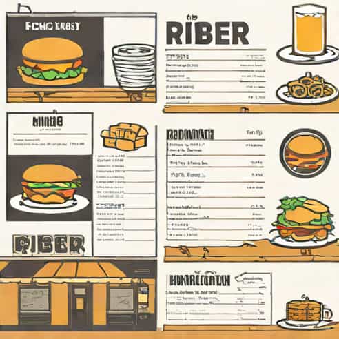 Menu For The Ribber In Portsmouth Ohio