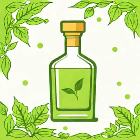 Potent Green Aniseed Alcoholic Spirit
