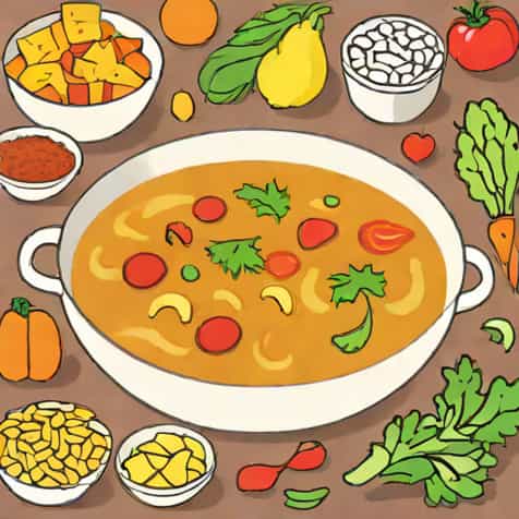 Vegetable Soup Recipe For 100 Servings