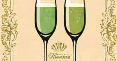 Vintage Perrier Jouet Champagne Glasses