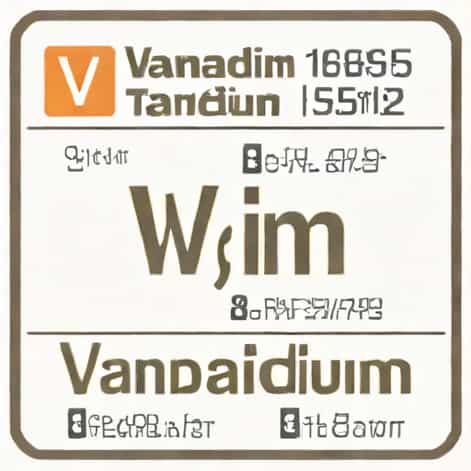 Where Is Vanadium On The Periodic Table