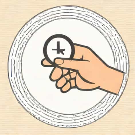 With Your Forefinger Hold A New Quarter