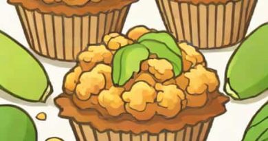 Zucchini Muffins With Crumble Topping
