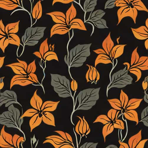 Black Taffeta Coral Bells