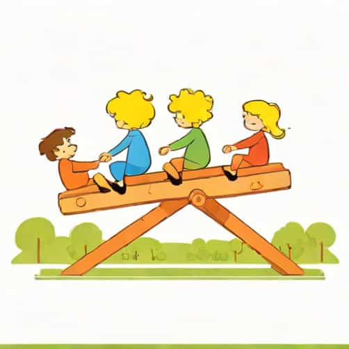 Brady Bunch Teeter Totter
