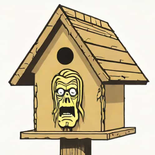 Iggy Pop Zombie Birdhouse
