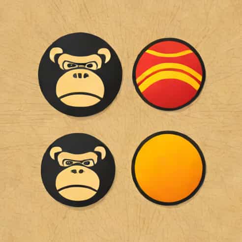 Kong Squeaker Ball 3 Pack