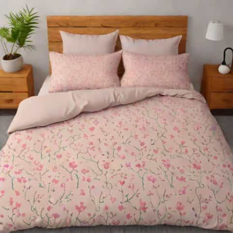 Pink Ditsy Floral Bedding