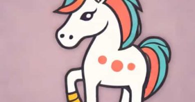 Unicorn Printout For Kids