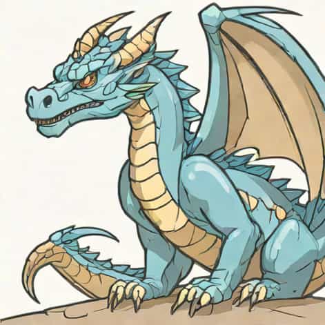 Young Moonstone Dragon 5e