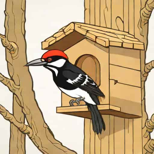 Acorn Woodpecker Granary