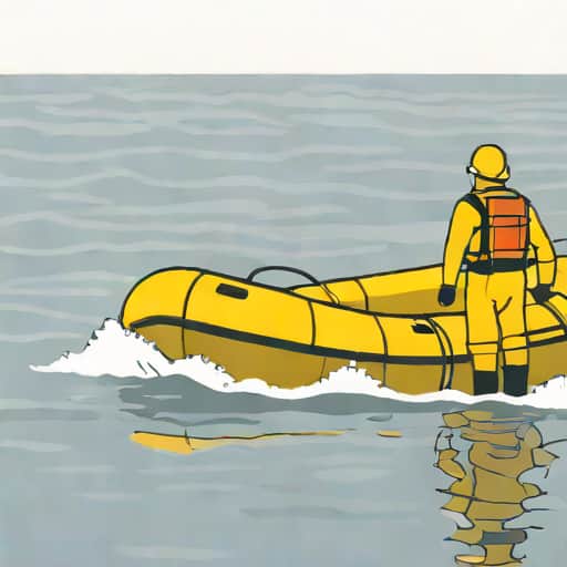 Cleveleys Floating Dummy Coastguard Rescue
