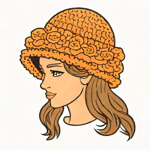 Crochet Ruffle Hat Free Pattern