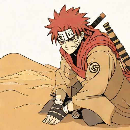 Gaara Hiden A Sandstorm Mirage