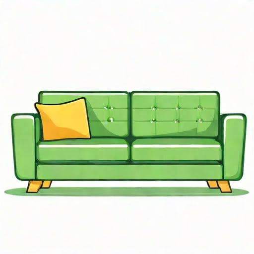 Green Couch Living Room
