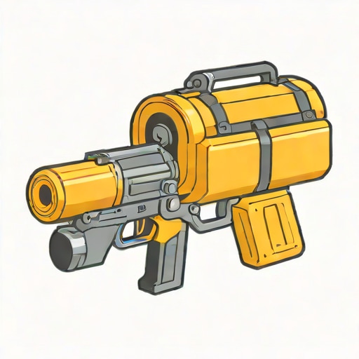 Nerf Gatling Gun With Backpack