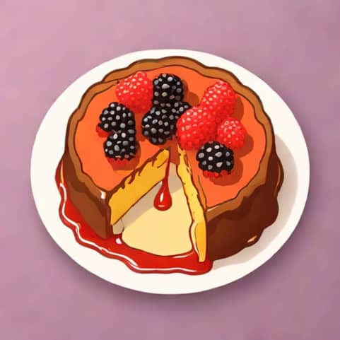 Upside Down Berry Cake