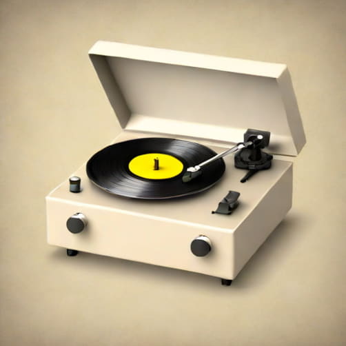 Vintage Decca Record Player