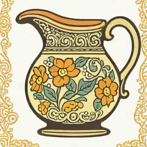 Vintage Majolica Pitcher