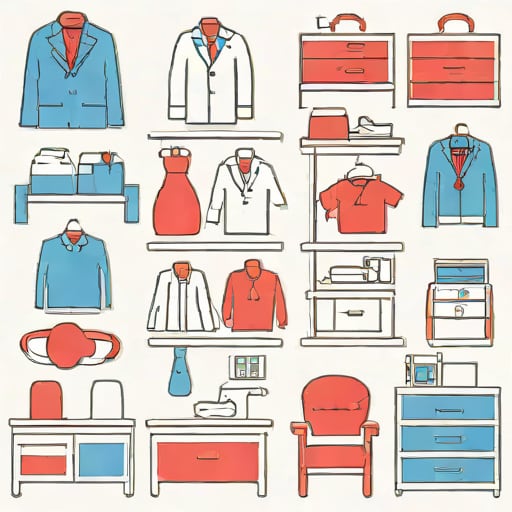 White Red And Blue Thrift Store