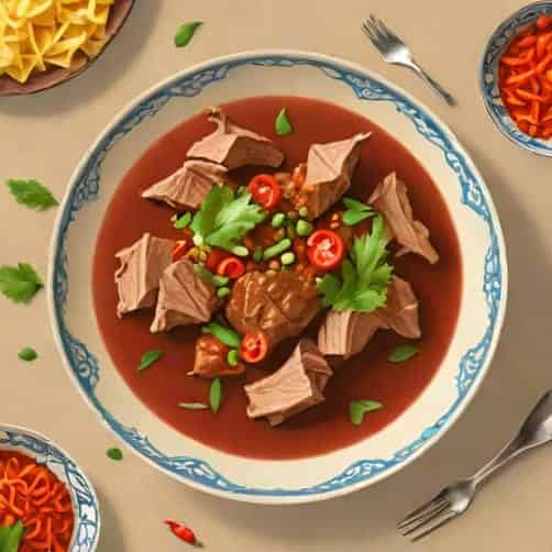 Xinjiang Style Sauteed Lamb